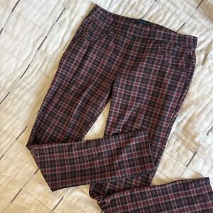 Sanctuary Plaid Legging Pants, Size M